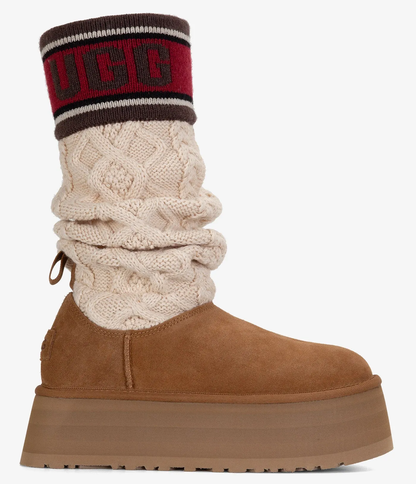 UGG Classic Sweater Letter Boot - Women