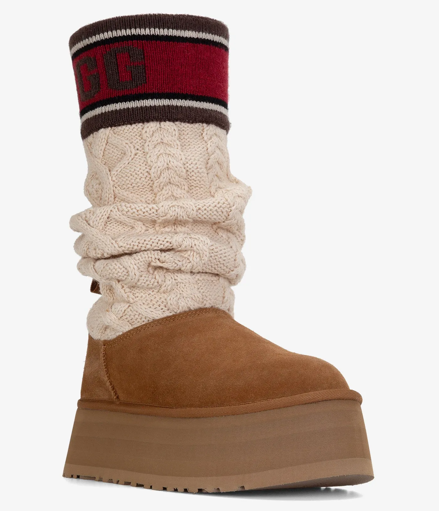 UGG Classic Sweater Letter Boot - Women