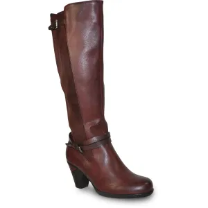 VANGELO Women Boot HF8422 Knee High Dress Bordo Red