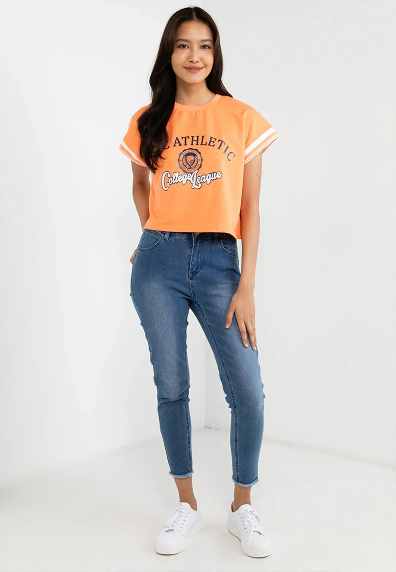 VOIR JEANS NYC Athletic College League Top