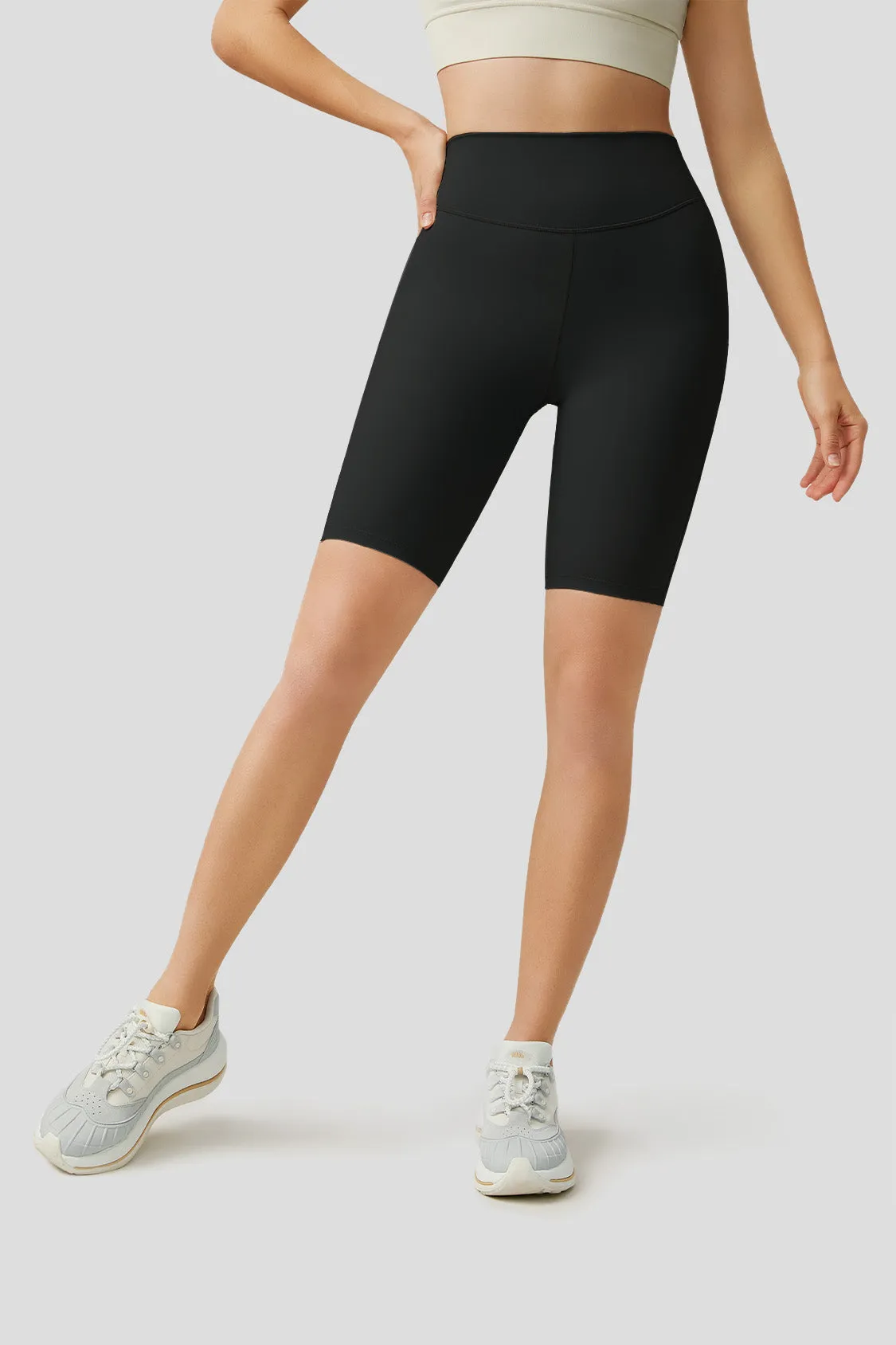 Wellshape - Women's Airloop 9" High Waist Shorts